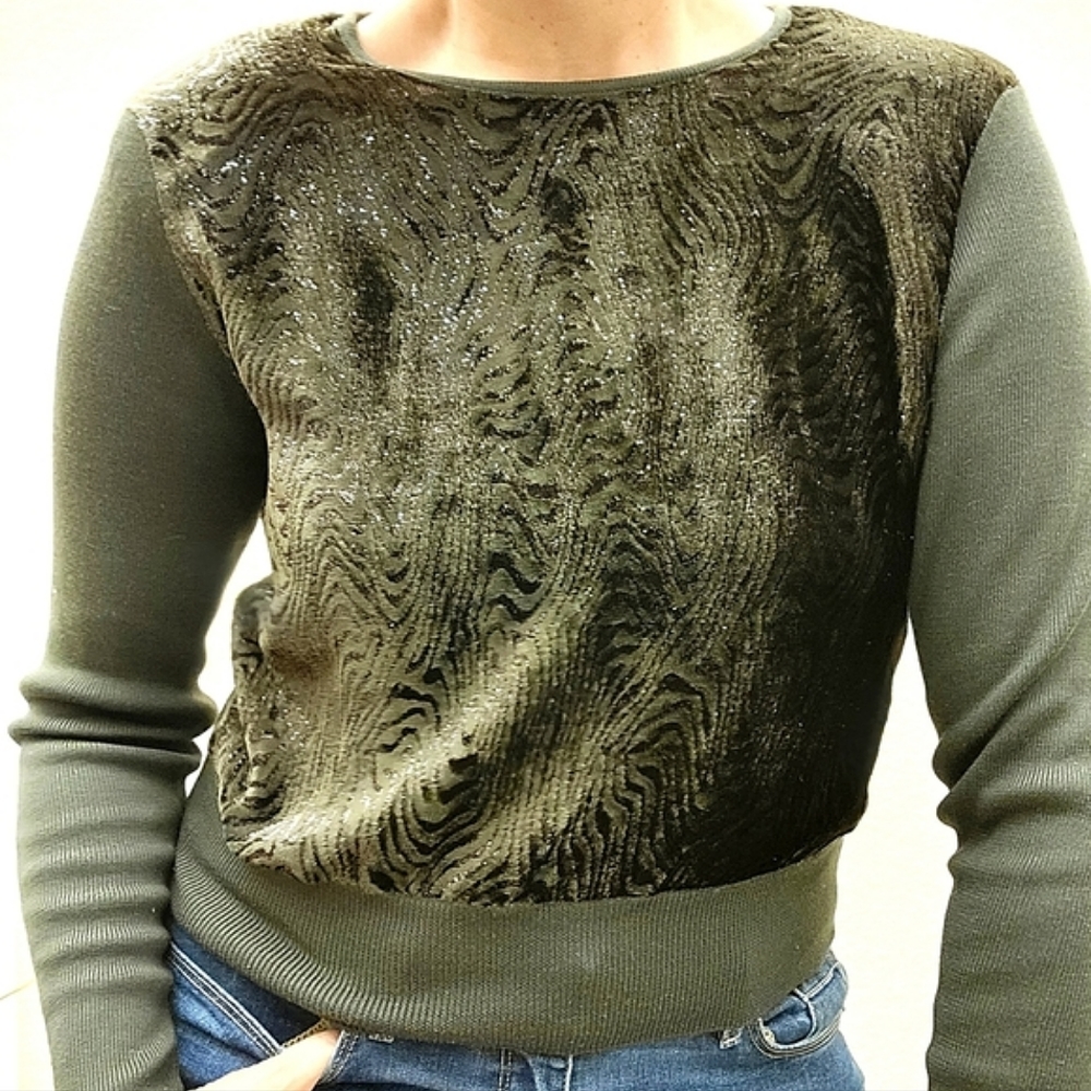 Vintage Carlisle Silk Blend Pull-over Top